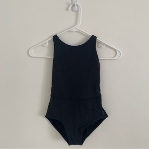 🛍2/$10 IVIVVA BLACK LEOTARD BODYSUIT PERFECT CONDITION SIZE 10